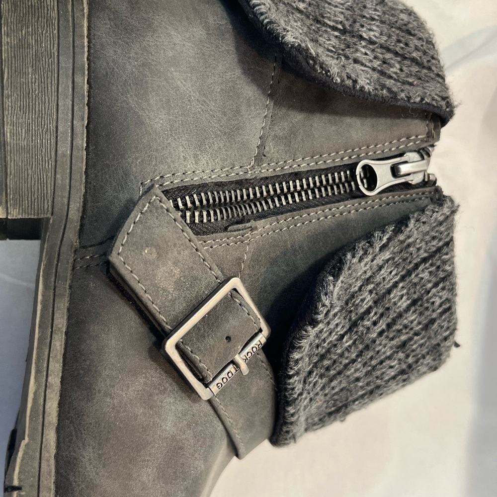 Rocket Dog Charcoal Ankle Boots with Buckle Detail - Picture 5 of 10